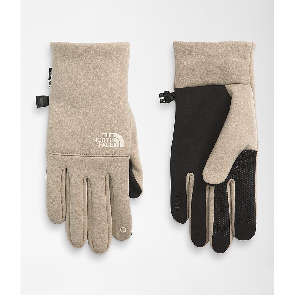 The North Face Gloves Womens Australia - The North Face Etip™ Recycled Khaki (ZFE-314589)